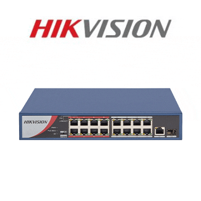 سوییچ 18 پورت هایک ویژن مدل DS-3E0318P-E/M
