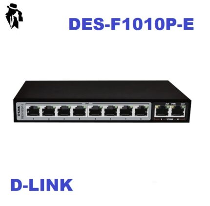 سوییچ 10 پورت poe دی-لینک مدل DES-F1010P-E