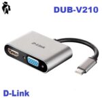 مبدل USB-C به VGA/HDMI دی-لینک مدل DUB-V210
